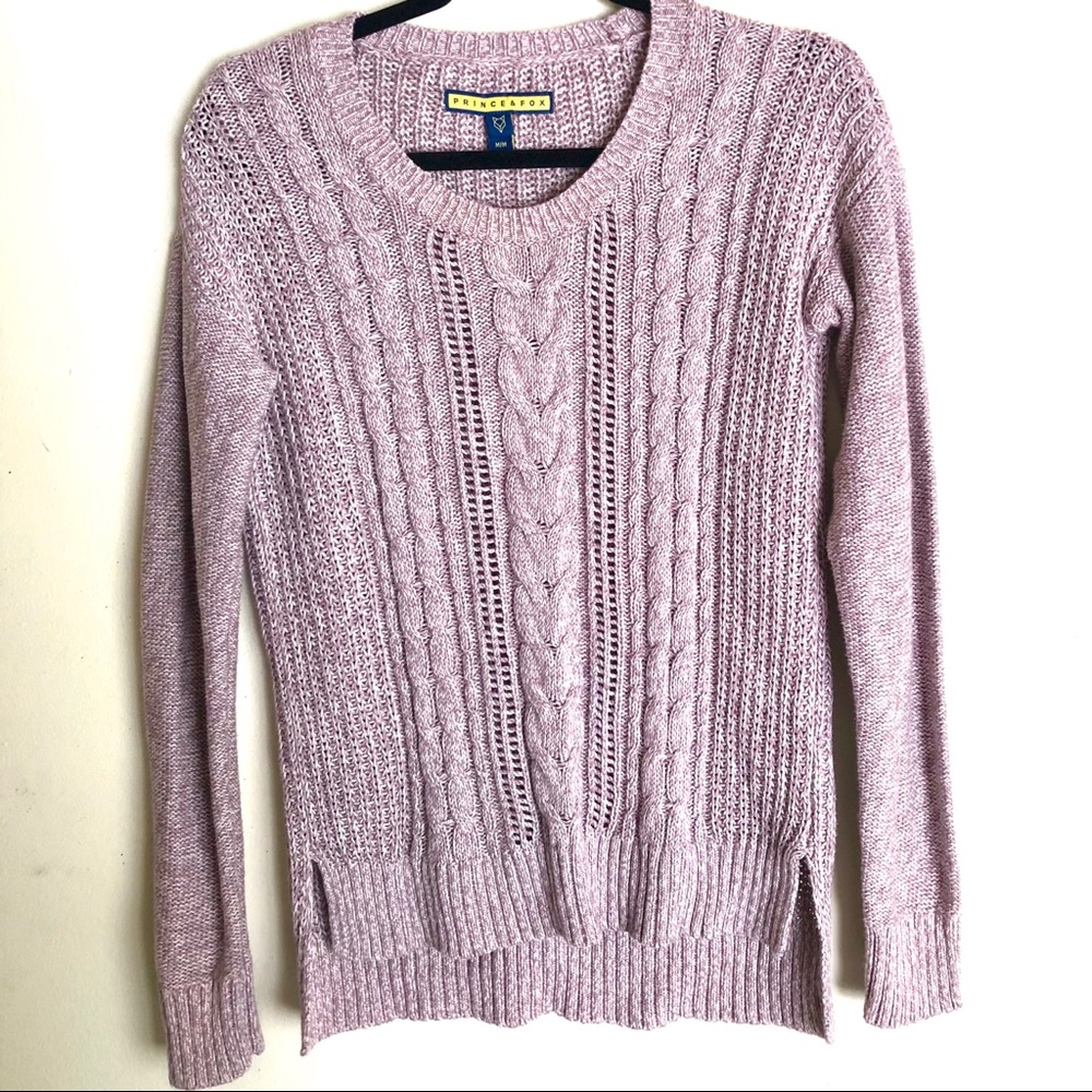 Prince & Fox cozy chunky heathered knit sweater
